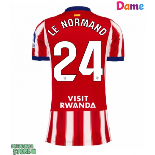 Atletico Madrid Robin Le Normand #24 Replika Hjemmebanetrøje Dame 2026-27 Kortærmet
